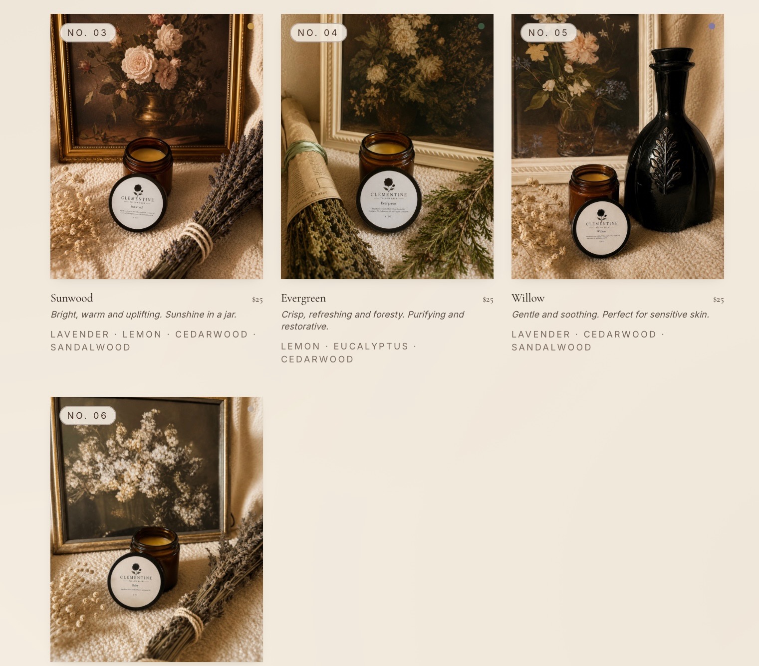 Clementine Tallow Balm, The Collection 2