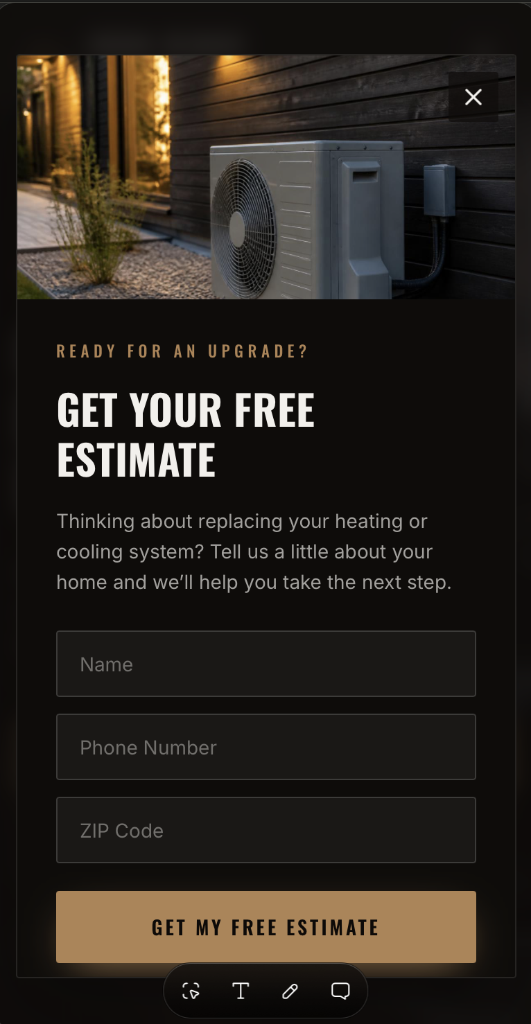 Iron Ridge Heating & Air, mobile view 1