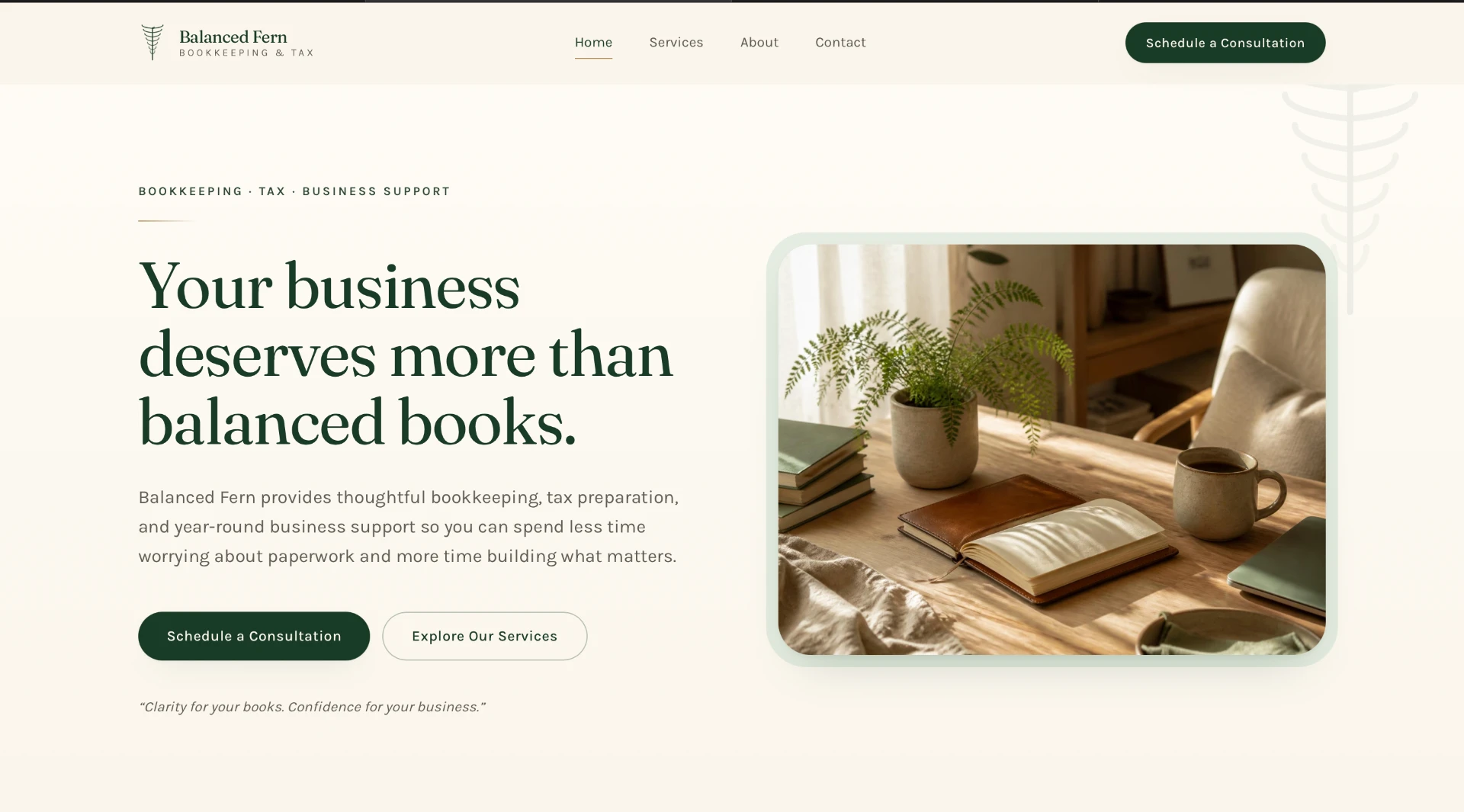 Balanced Fern Bookkeeping & Tax preview